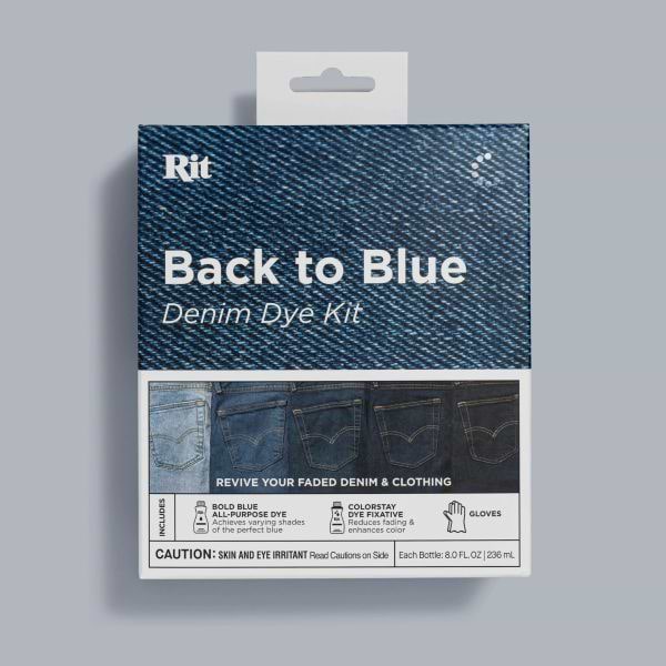 ערכה חזרה לכחול  Rit back to blue - denim dye kit 