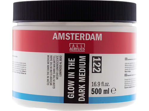 glow in the dark medium 500 ml talens 122
