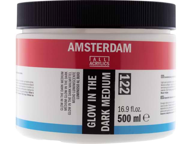 glow in the dark medium 500 ml talens 122
