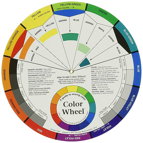גלגל צבעים POCKET COLOR WHEEL