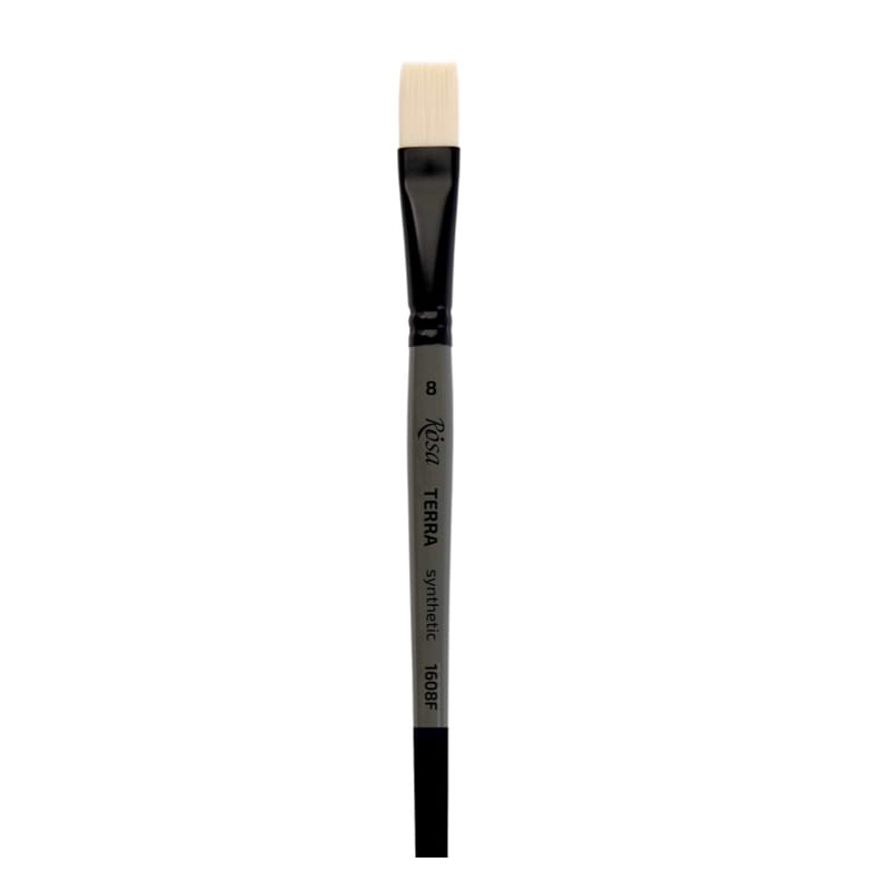 מכחול TERRA SYNTHETIC ROSA סדרה 1608F שטוח