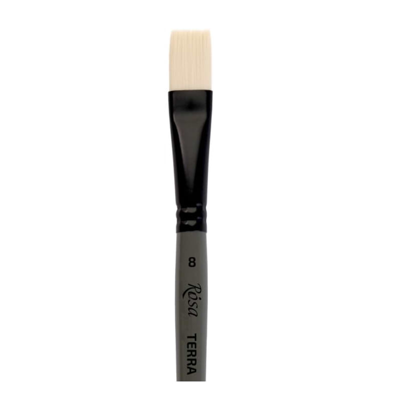 מכחול TERRA SYNTHETIC ROSA סדרה 1608F מידה 2 שטוח