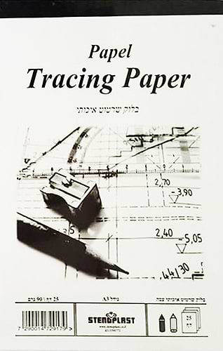 בלוק שרטוט 1/8 90 גרם