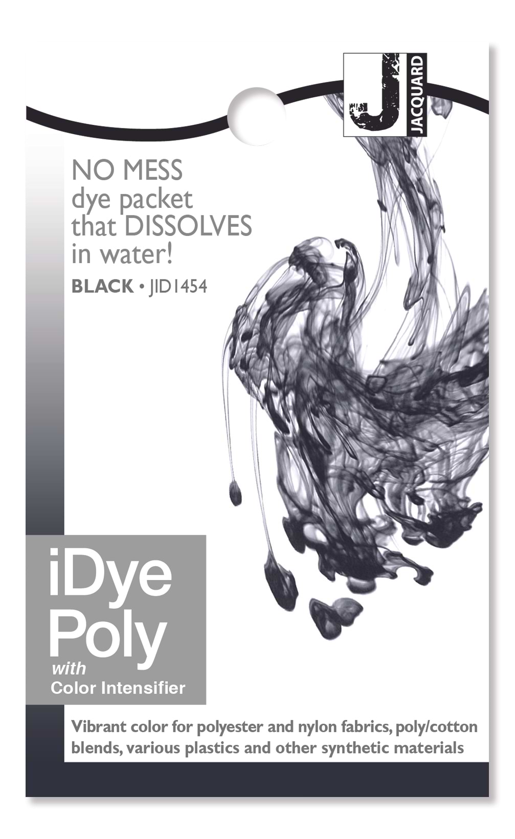 צבע לטקסטיל I-DYE POLY גוון BLACK 454