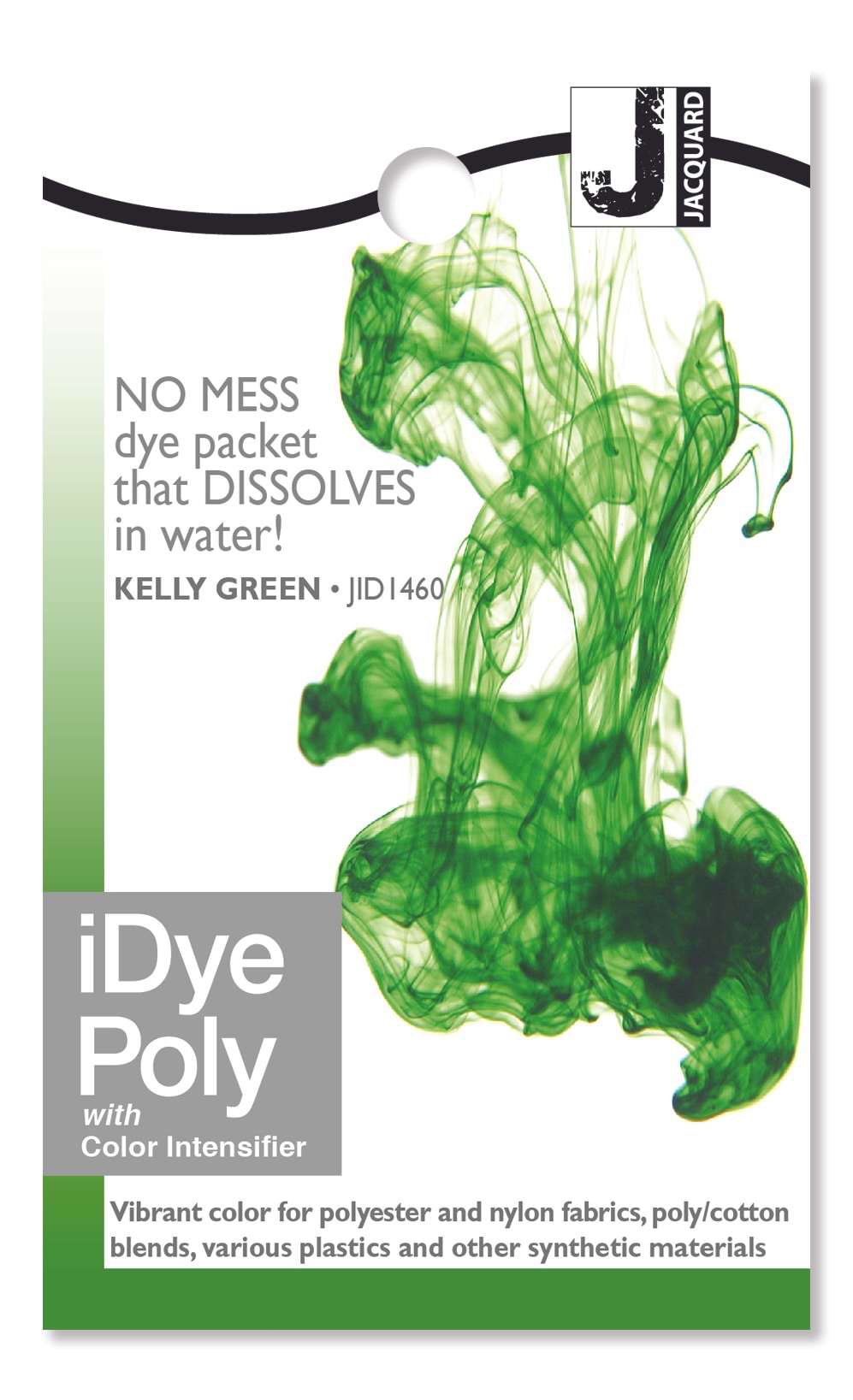 צבע לטקסטיל I-DYE POLY גוון KELLY GREEN 460