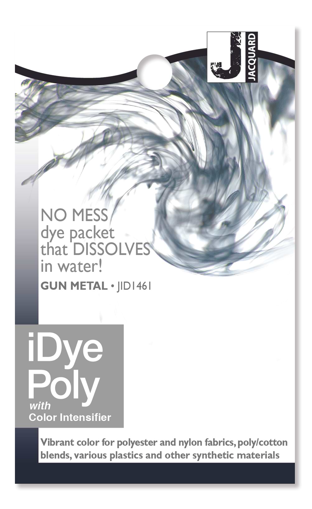 צבע לטקסטיל I-DYE POLY גוון GUN METAL 461
