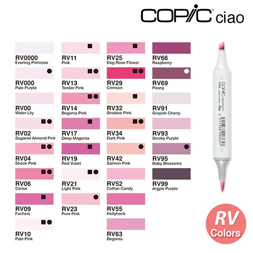  copic ciao marker RV - red violet