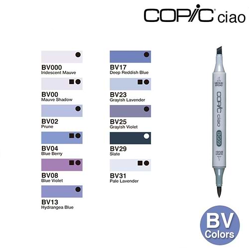  copic ciao marker BV - blue violet