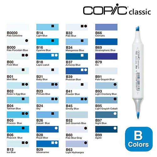  copic classic marker B - blue