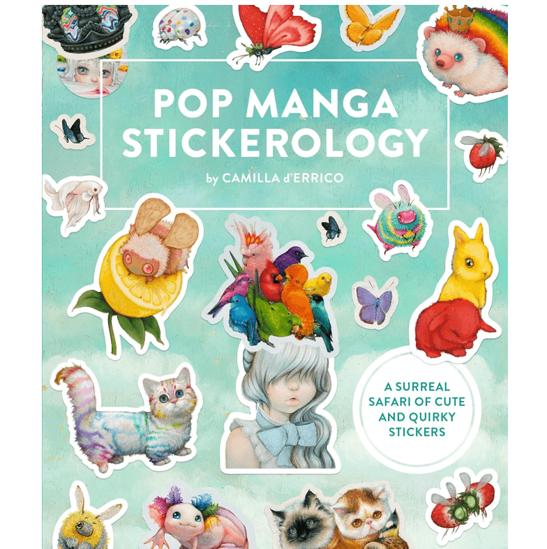 ספר מדבקות POP MANGA STICKEROLOGY