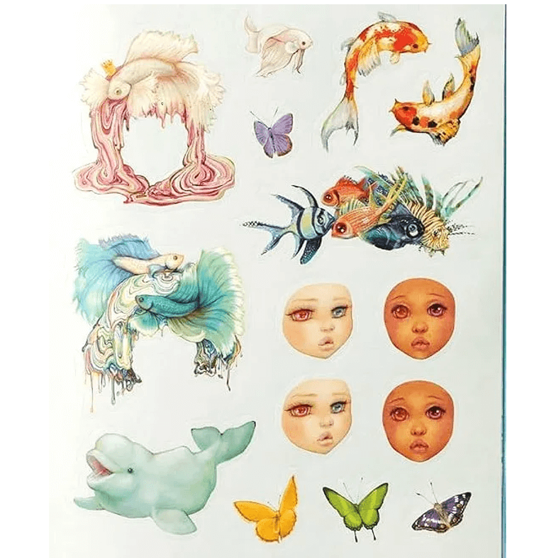 ספר מדבקות POP MANGA STICKEROLOGY