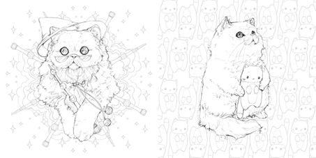 ספר צביעה POP MANGA CATITUDE COLORING BOOK