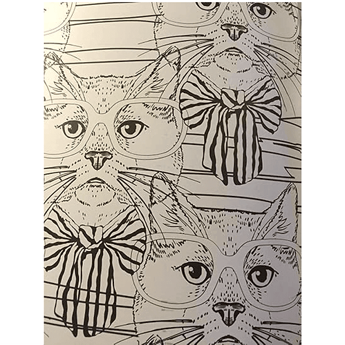 ספר צביעה CATS IN PARIS COLORING BOOK