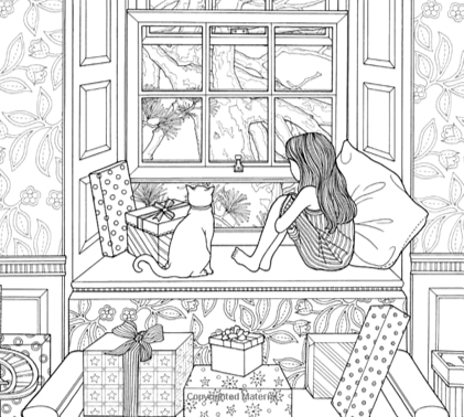 ספר צביעה THE NIGHT VOYAGE COLORING BOOK