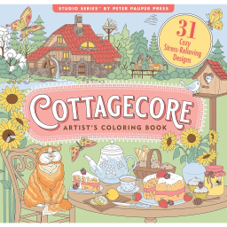 חוברת צביעה COTTAGECORE ARTIST'S COLORING BOOK