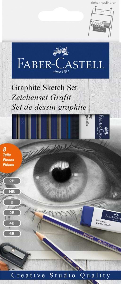 סט עפרונות רישום CREATIVE STUSIO FABER-CASTELL