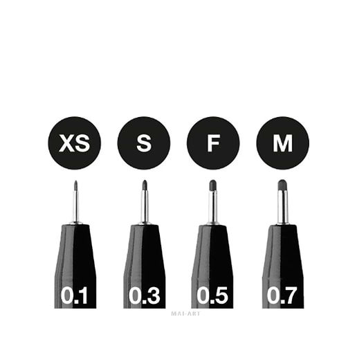 סט 4 עטים לציור פאבר קסטל - PITT ARTIST PENS