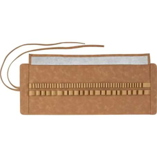 קלמר מתגלגל ל45 עפרונות דמוי עור FABER CASTELL PENCIL ROLL