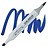 sketch copic marker B69 stratospheric blue