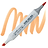 sketch copic marker E97 deep orange