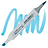 sketch copic marker FBG2 fluorecent dull blue green