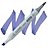 copic marker ciao BV04 blue berry
