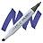 מרקר קופיק קלאסיק BV08 BLUE VIOLET