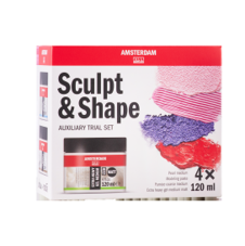 סט 4 משחות עיצוב 120מ"ל AMSTERDAM SCULPT & SHAPE
