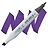 מרקר קופיק קלאסיק V09 VIOLET
