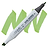 מרקר קופיק קלאסיק YG17 grass green
