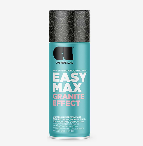 ספרי צבע גימור גרניט שחור EASY MAX GRANITE EFFECT COSMOS