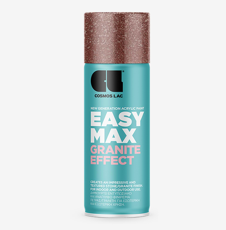 ספרי צבע גימור גרניט טרקוטה EASY MAX GRANITE EFFECT COSMOS
