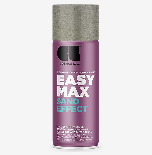 ספרי צבע גימור אבן אפור EASY MAX SAND EFFECT COSMOS