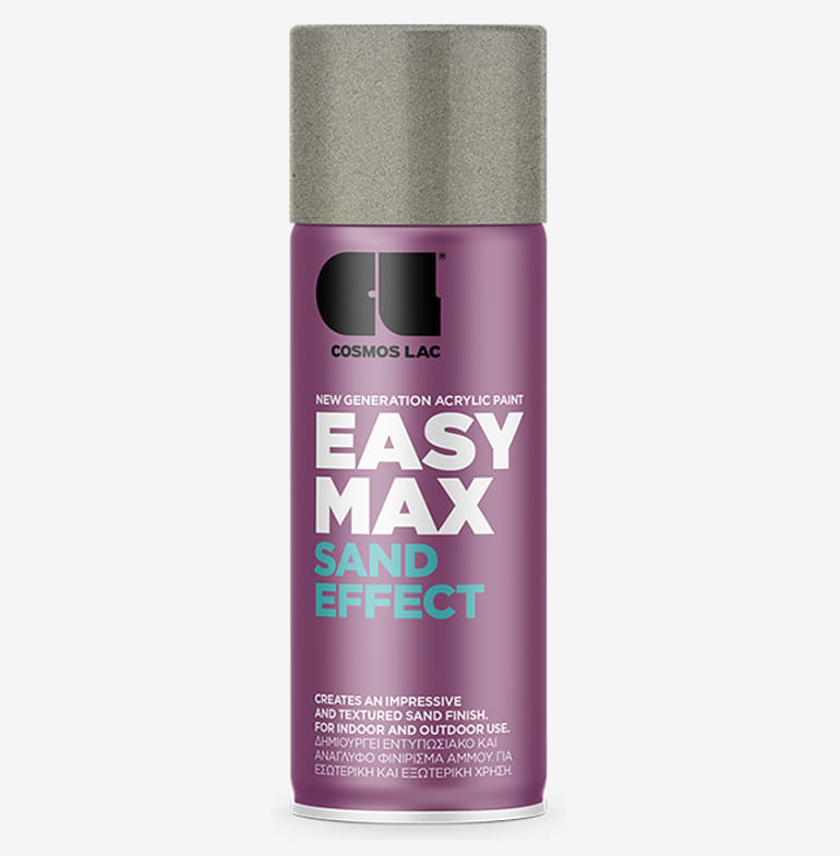 ספרי צבע גימור אבן אפור EASY MAX SAND EFFECT COSMOS