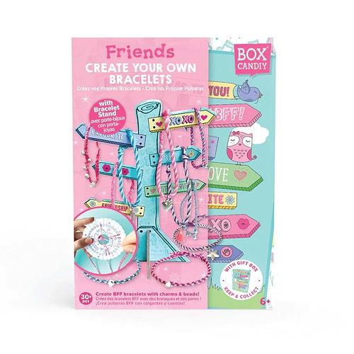 ערכה להכנת צמידי חברות FRIENDS CREATE YOUR OWN BRACELETS