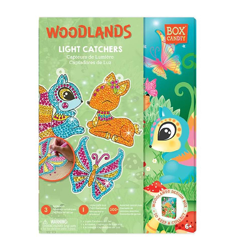 ערכה להכנת לוכדי אור לחלון יער מנצנץ WOODLANDS SPARKLING LIGHT CATCHERS