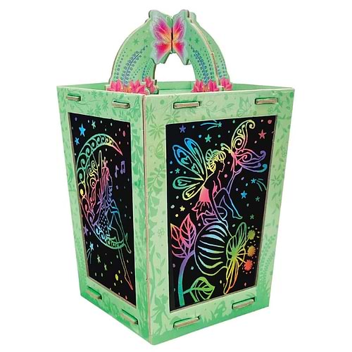 ערכת פנס פיות גירוד TWILIGHT FAIRY LANTERN SCRATH ART SET