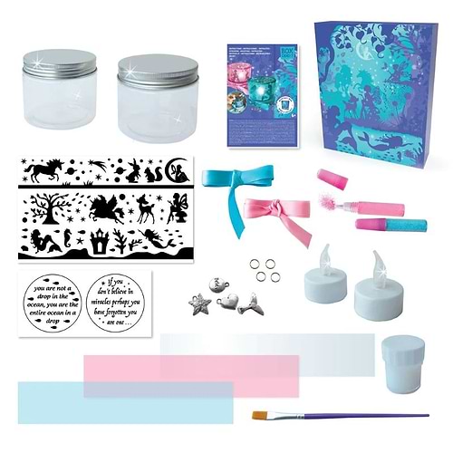 ערכת עששיות לילה קסומות TWILIGHT NIGHT LIGHT JARS SET