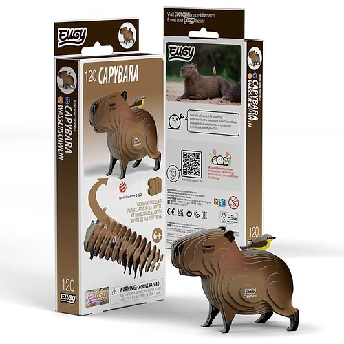 ערכת הרכבה קפיברה CAPYBARA 3D