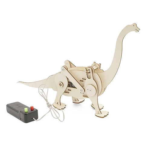 ערכת הרכבה דינוזאור עם שלט - MECHANICAL BRACHIOSAURUS