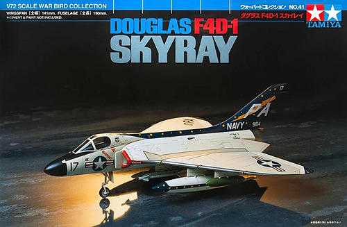 ערכת הרכבה מטוס DOUGLAS F4-D-1 SKYRAY TAMIYA