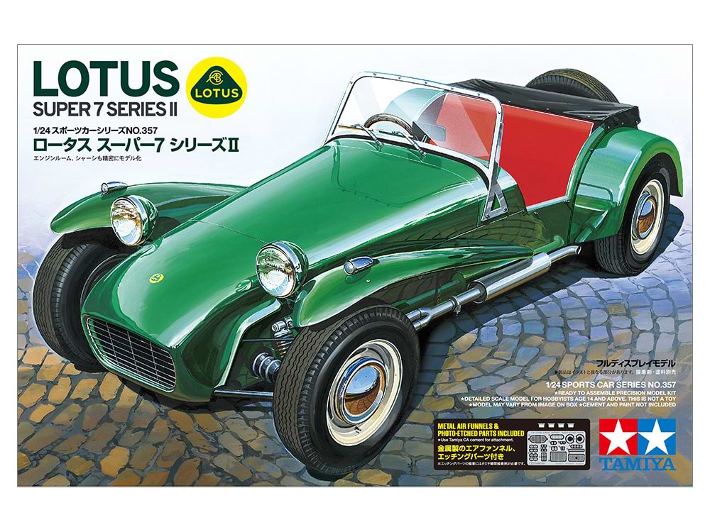 ערכת הרכבה מכונית LOTUS SUPER 7 SERIES II TAMIYA