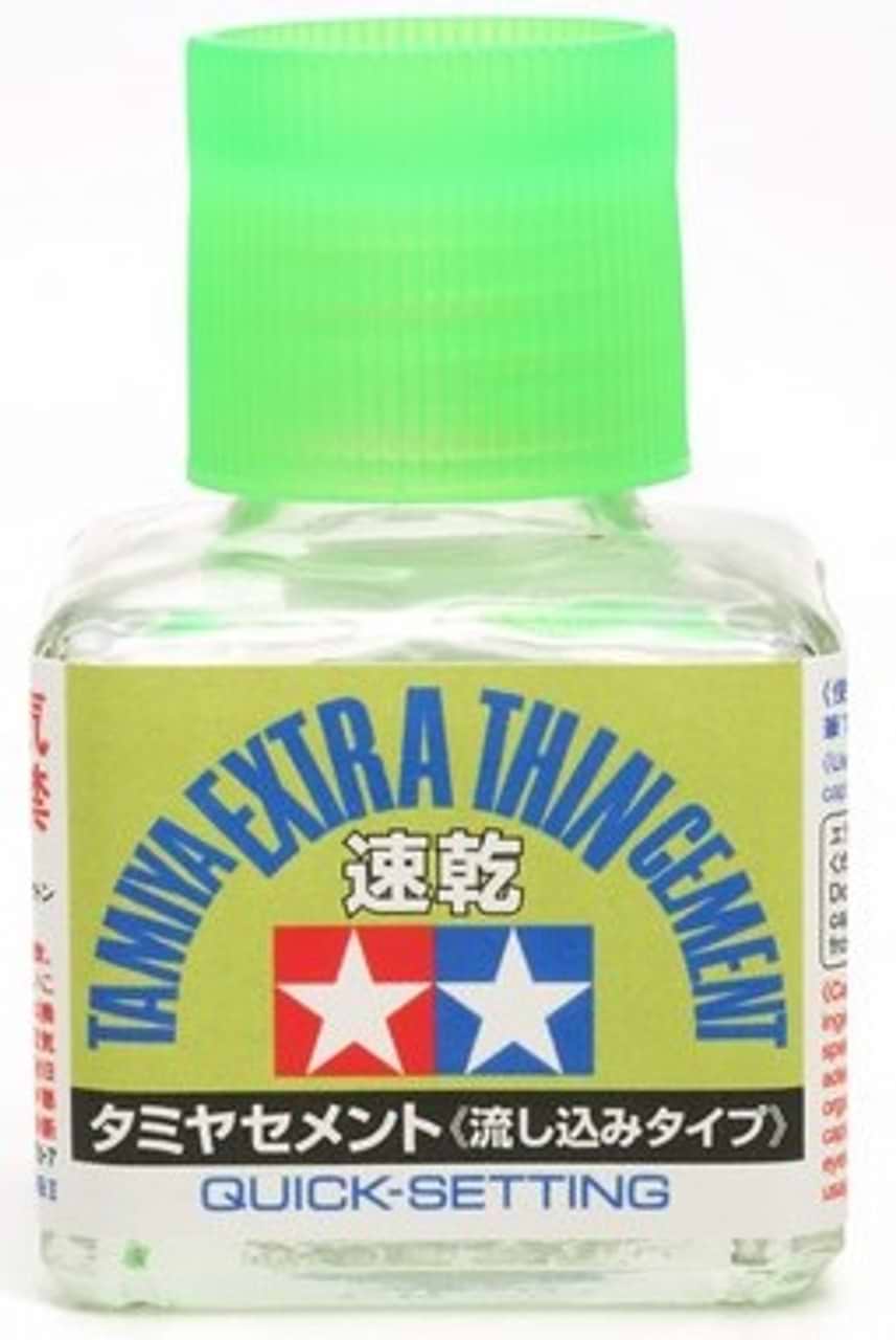 דבק מודלים TAMIYA EXTRA THIN CEMENT QUICK SETTING 40ML