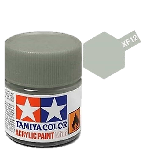 צבעים למודלים TAMIY COLOR ACRYLIC PAINT MINI J.N.GREY XF12
