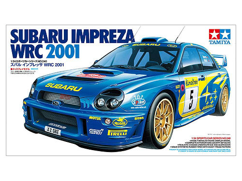 ערכת הרכבה מכונית  SUBARU IMPREZA WRC 2001 TAMIYA 