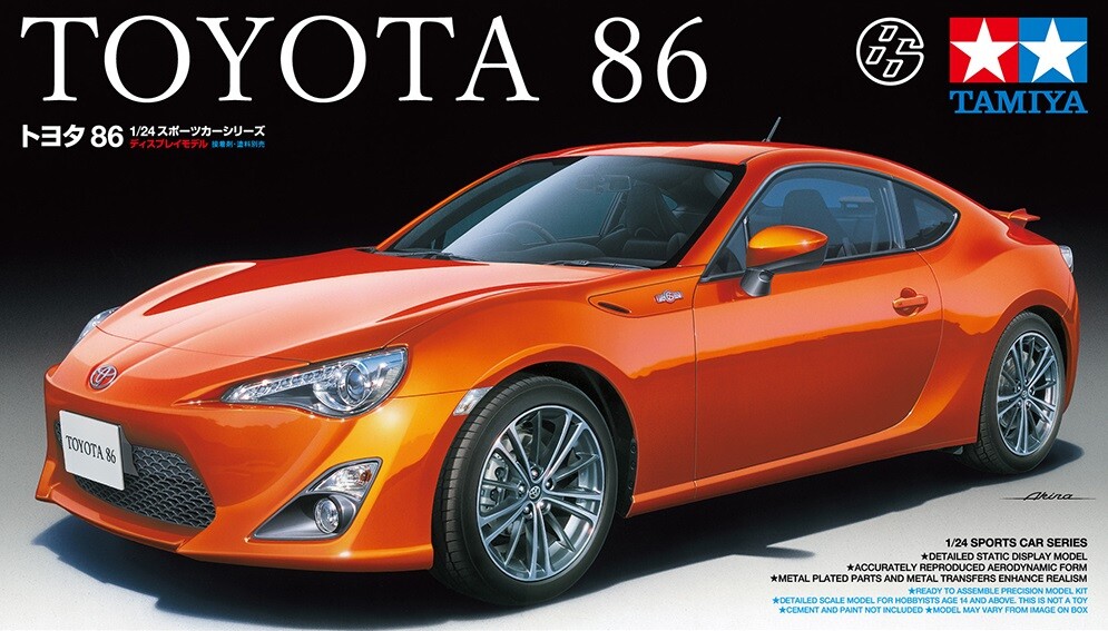ערכת הרכבה מכונית  TOYOTA 86 TAMIYA 