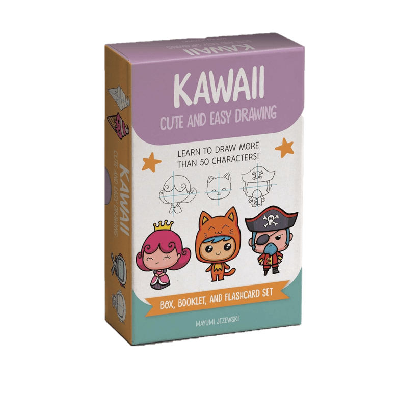הדרכה לציור קאוואי קלפים KAWAII CUTE AND EASY DRAWING