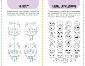 הדרכה לציור קאוואי קלפים KAWAII CUTE AND EASY DRAWING