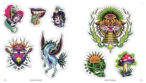 ספר מדבקות THE TATTOO STICKER BOOK