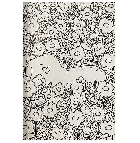 חוברת צביעה קפיבארה SUPER CUTE CAPYBARAS COLOURING BOOK 